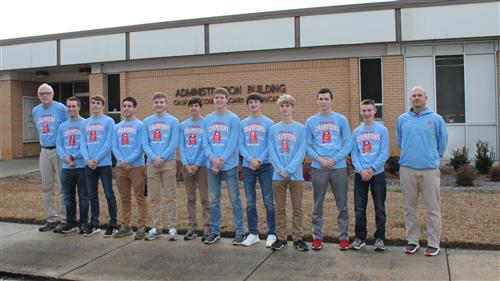 Pleasant Valley Boys Cross Country Team and Coaches 